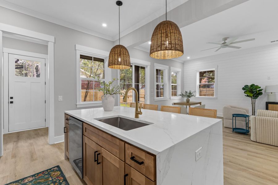 Furnished interior view inside a new home in , North Charleston (Image 9).