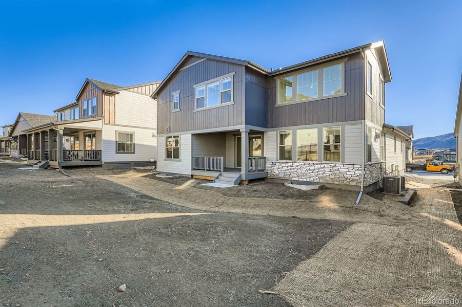 Exterior details and patio area of a home in Red Rocks Ranch, Morrison (Image 2).