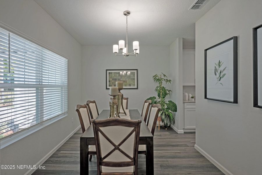 Furnished interior view inside a new home in , Jacksonville (Image 28).