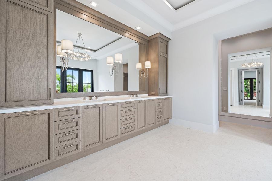 Furnished interior view inside a new home in , Delray Beach (Image 12).