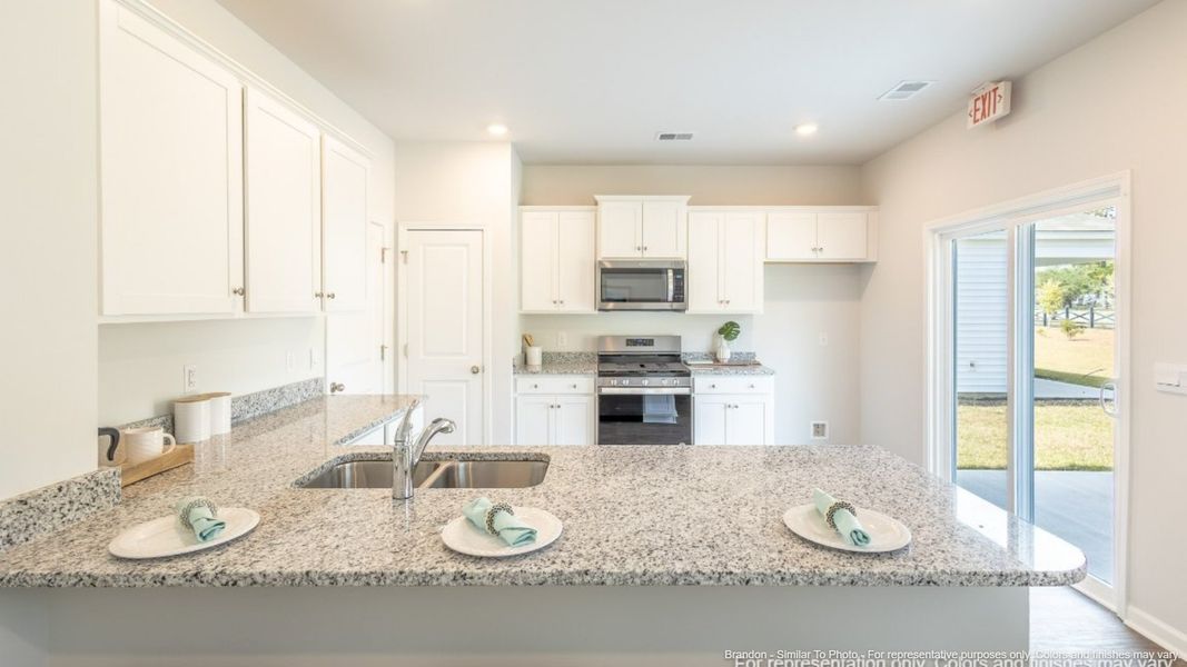 Furnished interior view inside a new home in Carolina Groves, Moncks Corner (Image 4). Furnished interior view inside a new home in Carolina Groves, Moncks Corner (Image 4).
