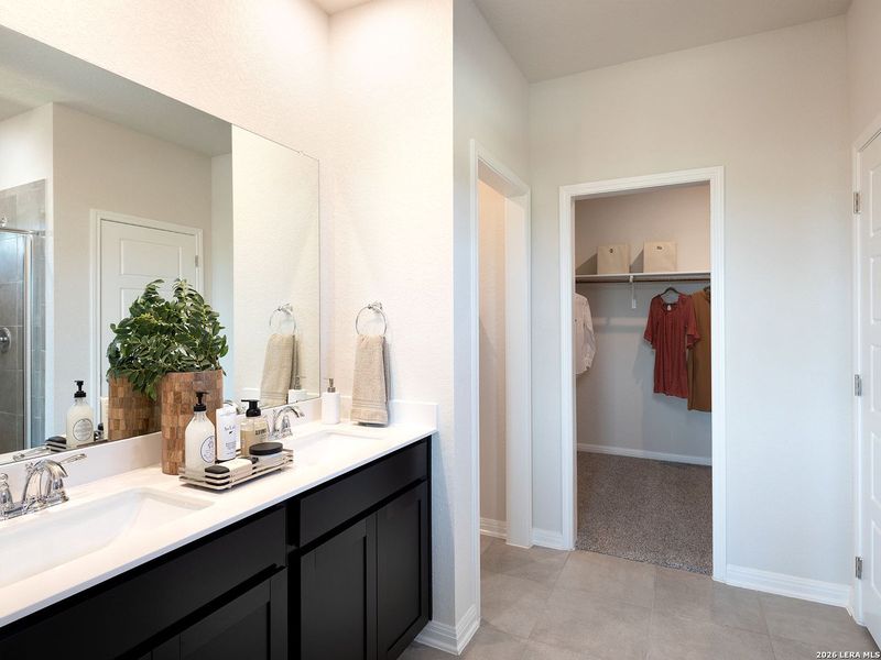 Furnished interior view inside a new home in Estancia Ranch - Premier Series, San Antonio (Image 5).