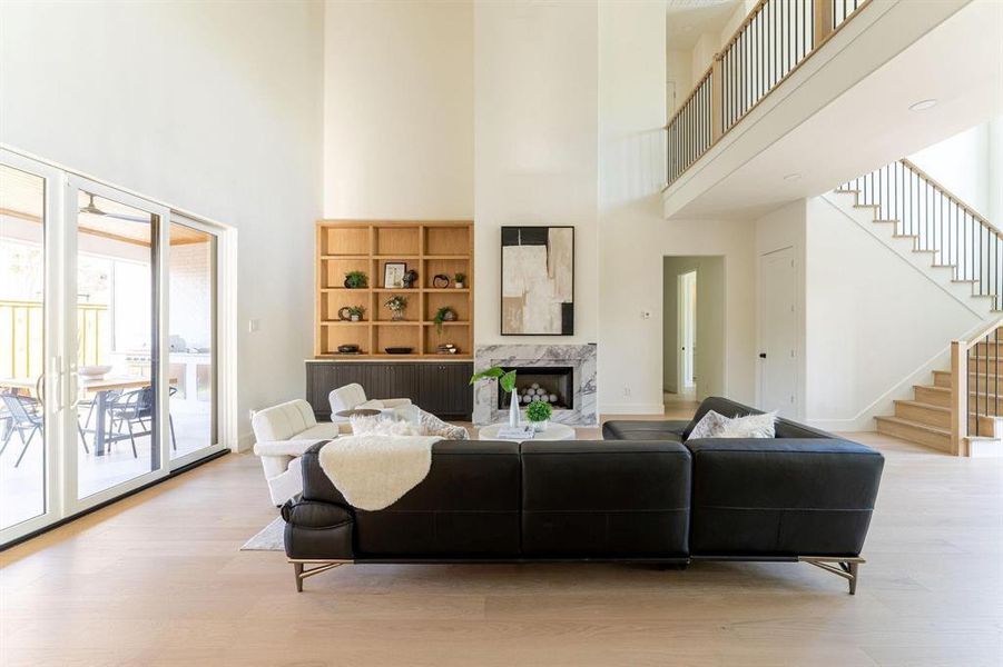 Furnished interior view inside a new home in , Dallas (Image 11). Furnished interior view inside a new home in , Dallas (Image 11).