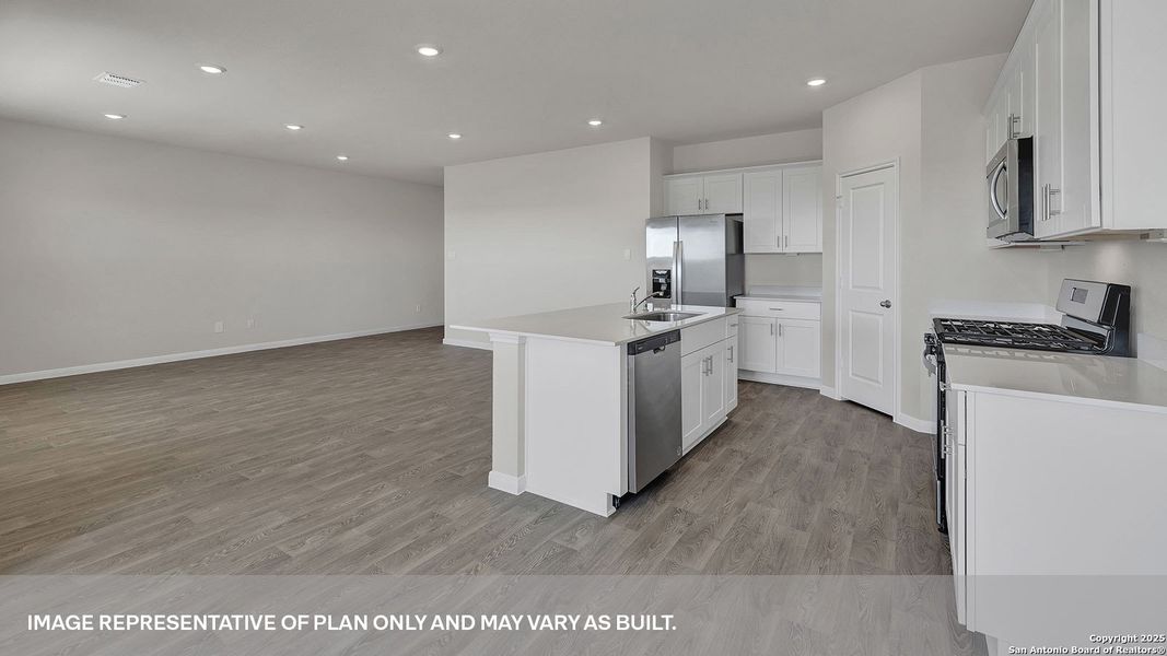 Furnished interior view inside a new home in Whisper South, San Marcos (Image 9).