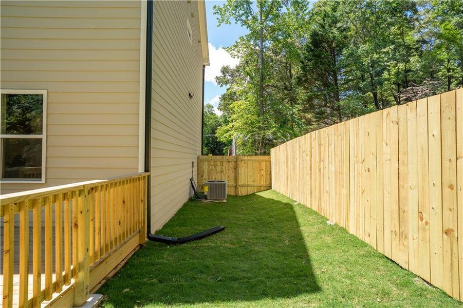 Exterior details and patio area of a home in , Snellville (Image 29).