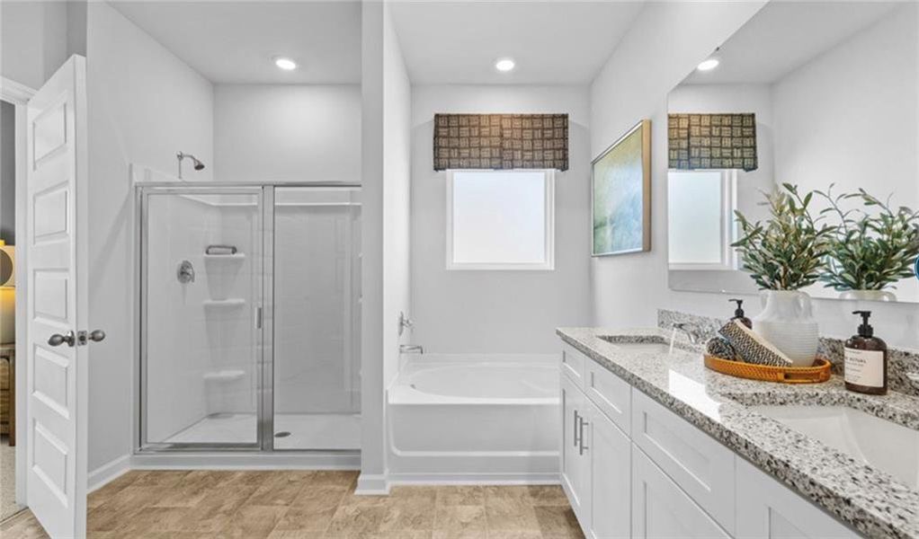 Furnished interior view inside a new home in Twin Lakes, Hoschton (Image 26).