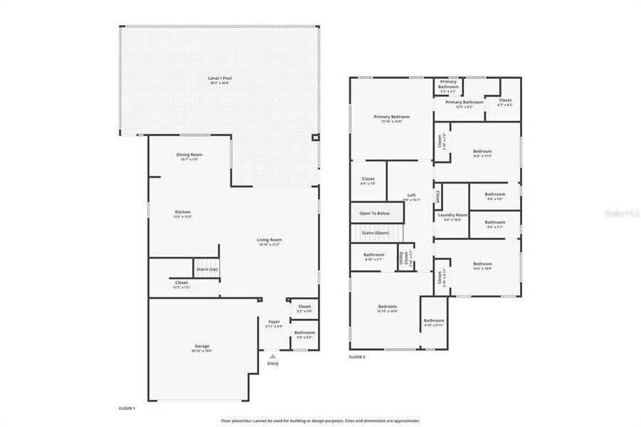 2D floor plan layout of this home in , Sarasota, FL (Image 7).