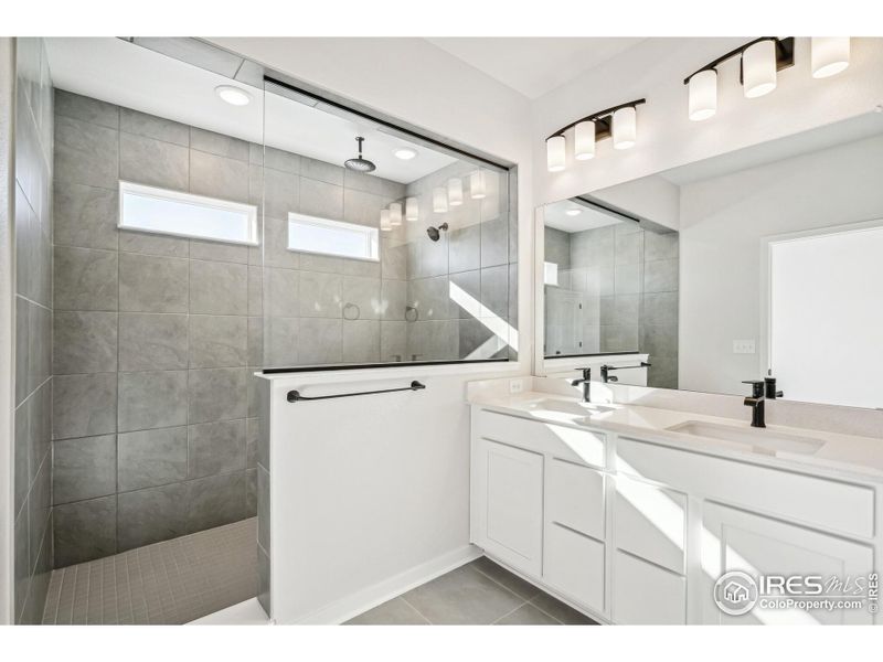 Furnished interior view inside a new home in Kinston Mainstreet Townhomes, Loveland (Image 10).