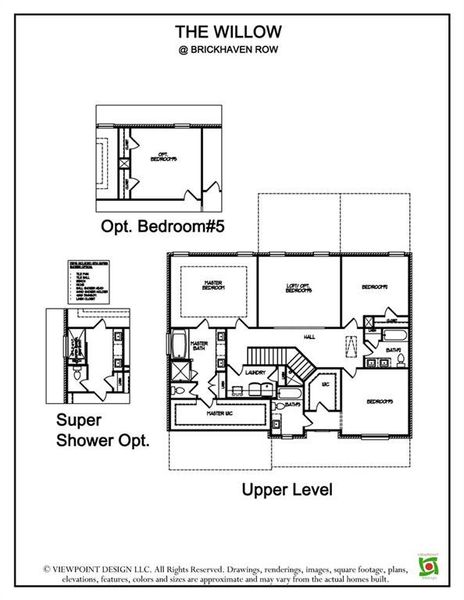 2D floor plan layout of this home in , Buford, GA (Image 7).