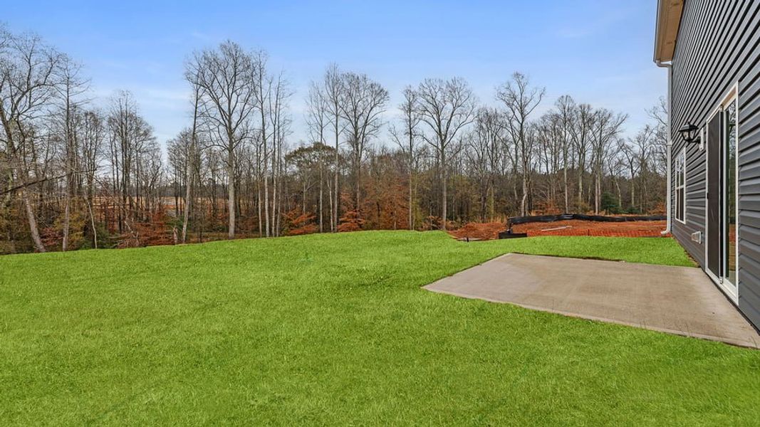 Exterior details and patio area of a home in Cedar Gap, Fountain Inn (Image 18).