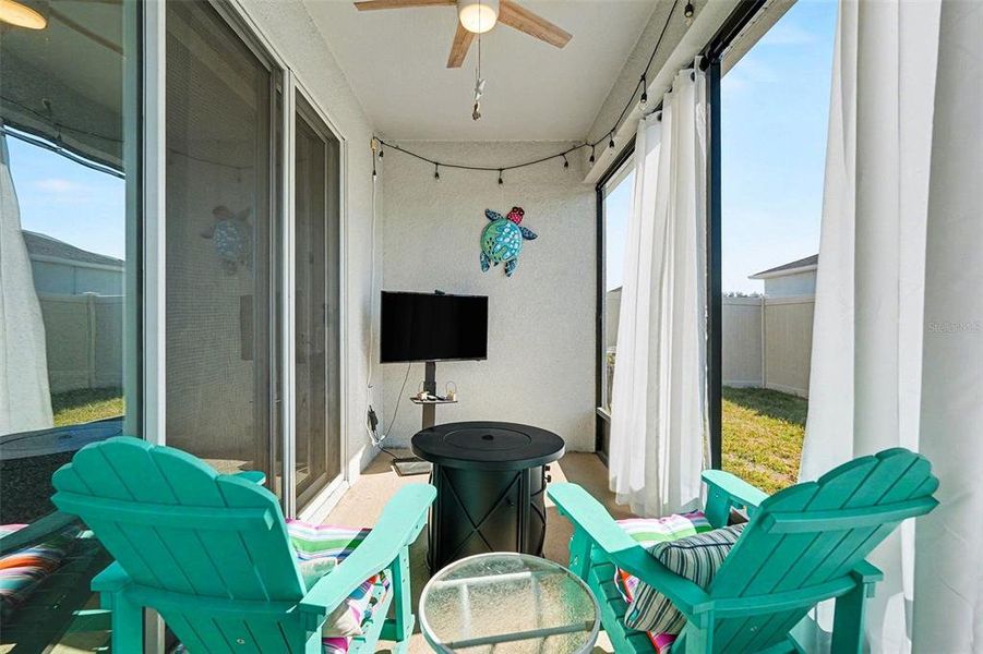 Exterior details and patio area of a home in Woodcreek, Wesley Chapel (Image 26).