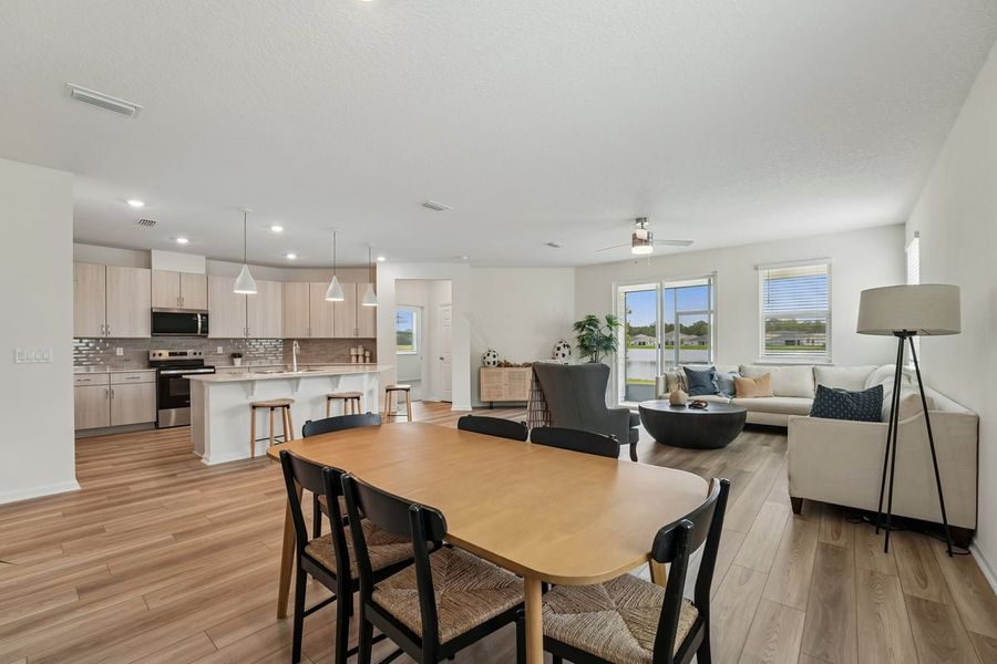 Furnished interior view inside a new home in Hawkes Meadow, Jacksonville (Image 6).