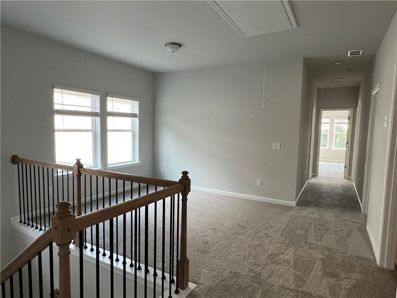 Spacious, unfurnished interior of a new home in The Village at Maple Street, Dawsonville (Image 17).