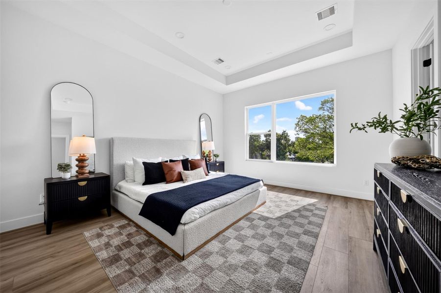 Furnished interior view inside a new home in , Houston (Image 10).