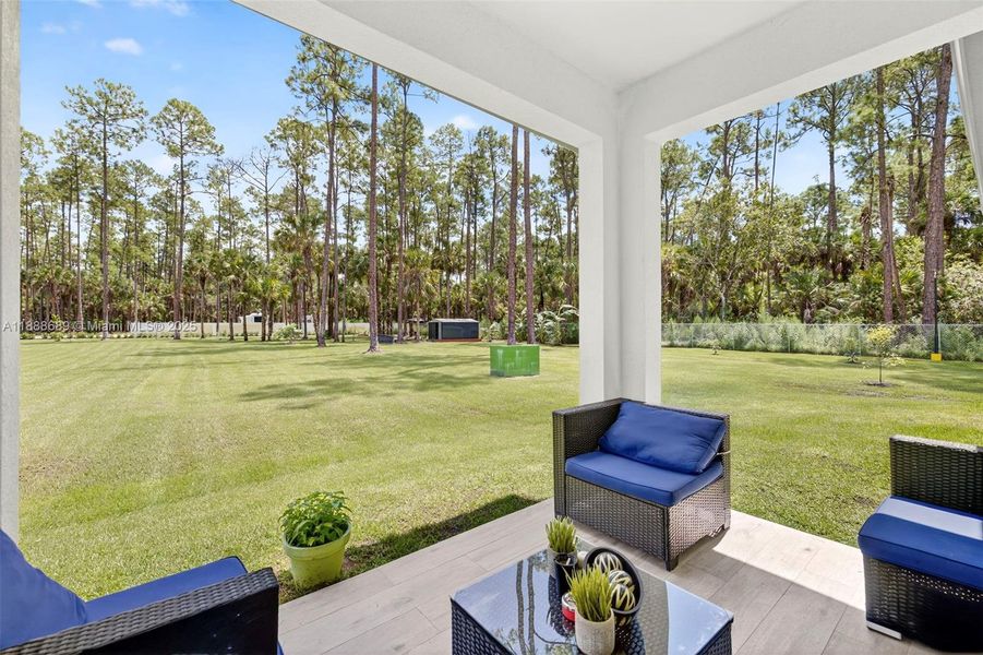 Exterior details and patio area of a home in , Naples (Image 1). Exterior details and patio area of a home in , Naples (Image 1).
