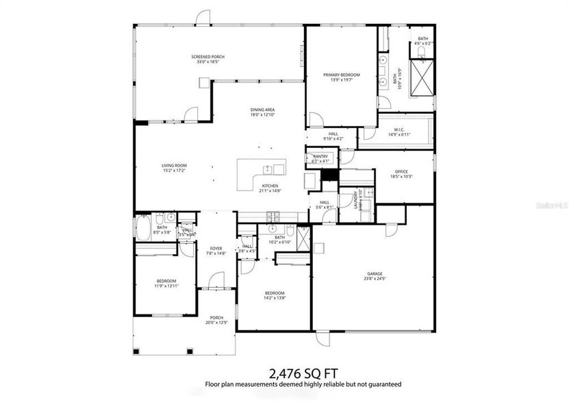 2D floor plan layout of this home in , Ocala, FL (Image 3).