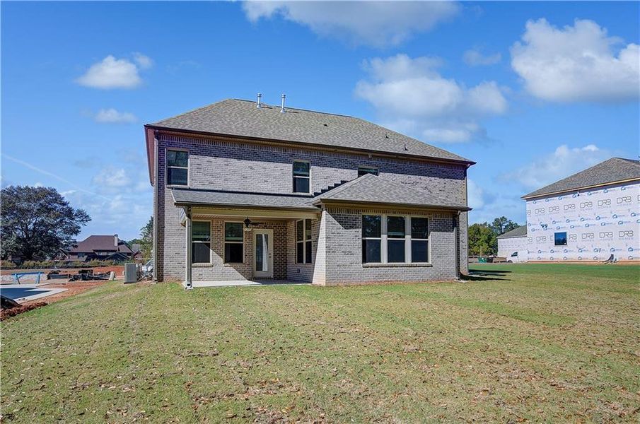 Exterior details and patio area of a home in Brighton, Locust Grove (Image 2). Exterior details and patio area of a home in Brighton, Locust Grove (Image 2).