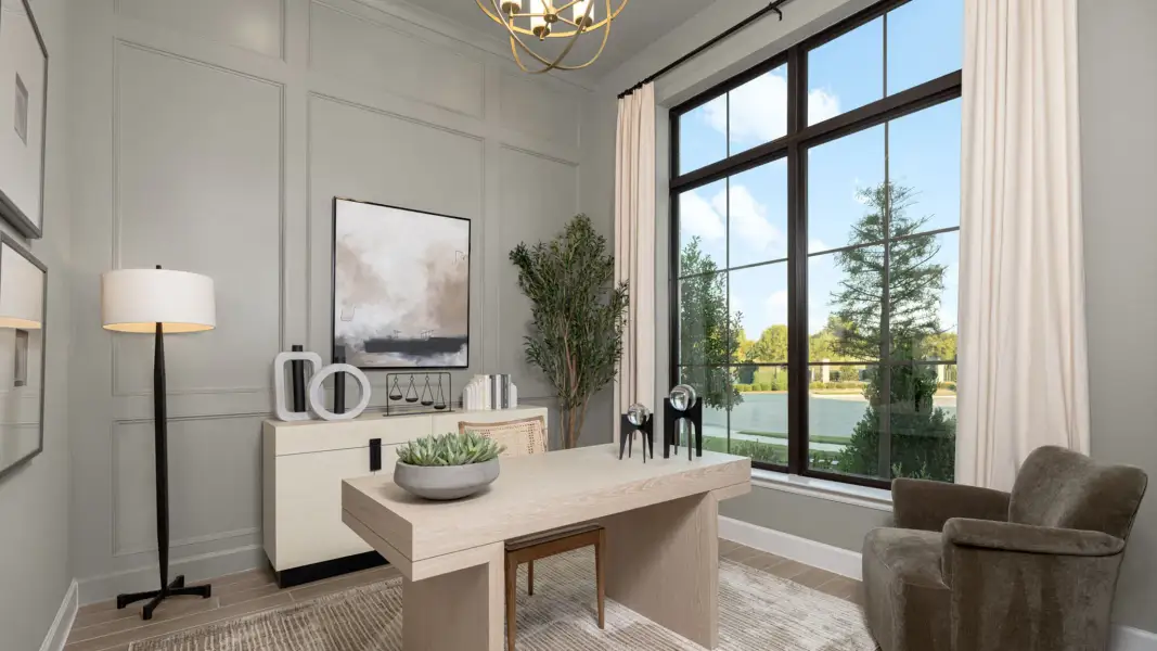 Furnished interior view inside a new home in Eliana, McKinney (Image 15).