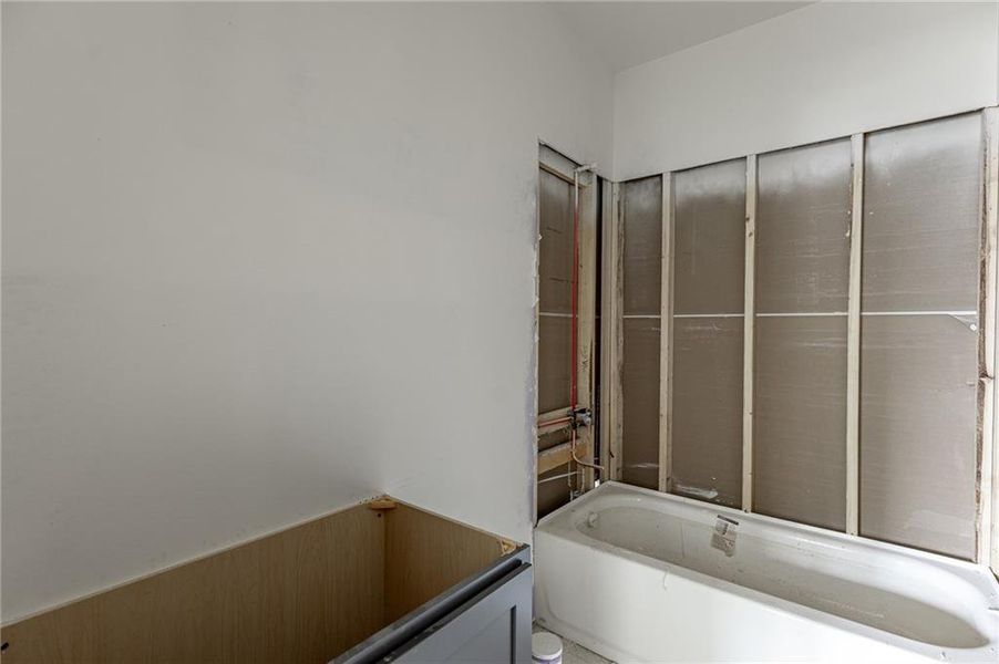 In-progress construction of a new home in , Buford, GA (Image 20).