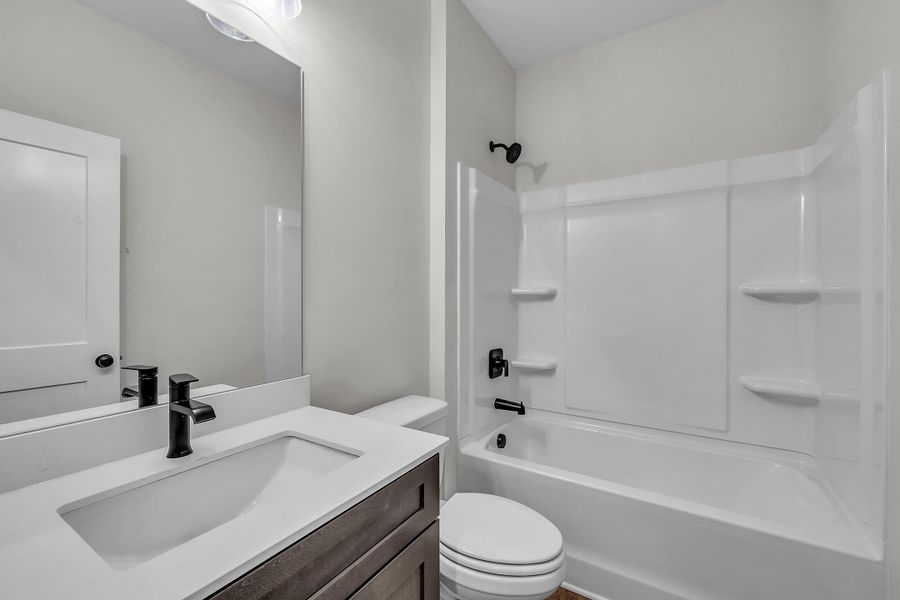 Furnished interior view inside a new home in BelleWether, Chattanooga (Image 12).