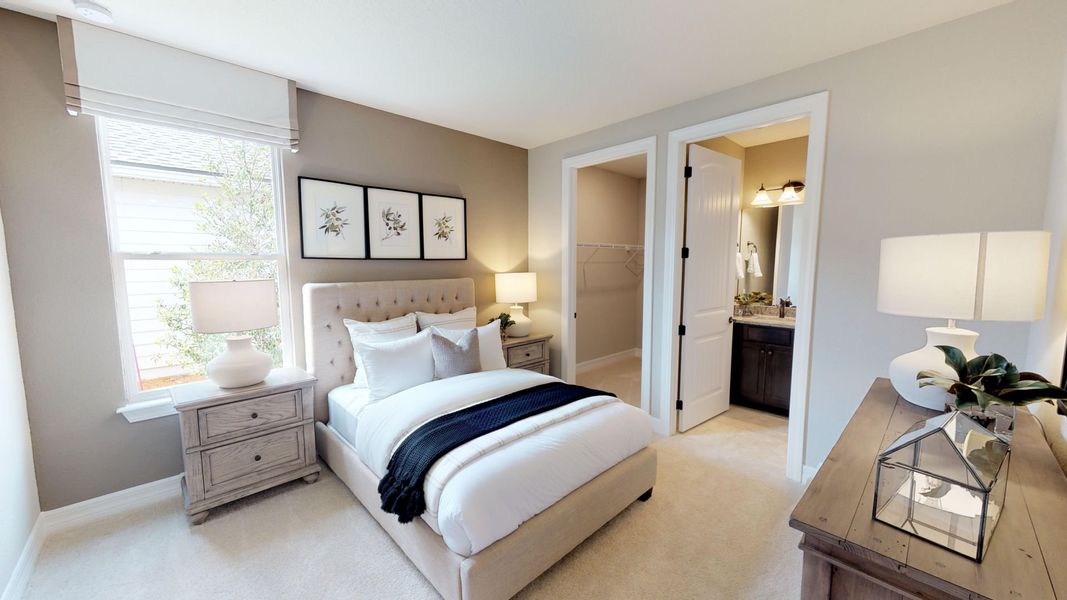 Furnished interior view inside a new home in Del Webb Stone Creek, Ocala (Image 14). Furnished interior view inside a new home in Del Webb Stone Creek, Ocala (Image 14).