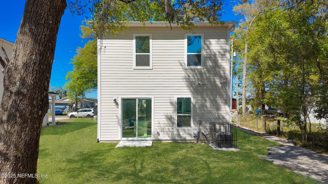 Exterior details and patio area of a home in , Jacksonville (Image 4). Exterior details and patio area of a home in , Jacksonville (Image 4).