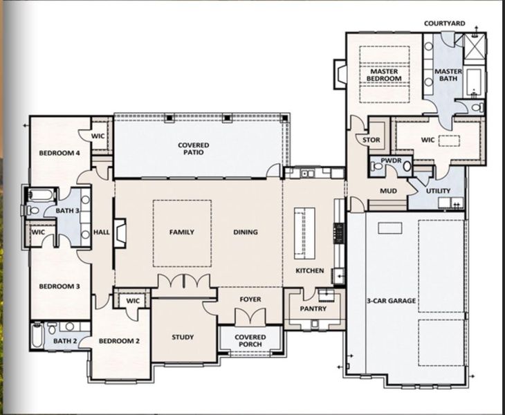 2D floor plan layout of this home in , Georgetown, TX (Image 3). 2D floor plan layout of this home in , Georgetown, TX (Image 3).