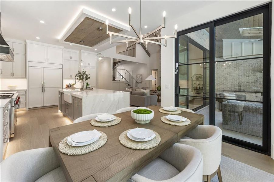 Furnished interior view inside a new home in , Atlanta (Image 18). Furnished interior view inside a new home in , Atlanta (Image 18).