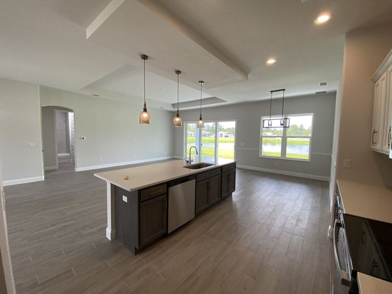 Representative furnished interior of a home built from the Oakmont by Paytas Homes in The Reserve at Victoria, Deland (Image 5).