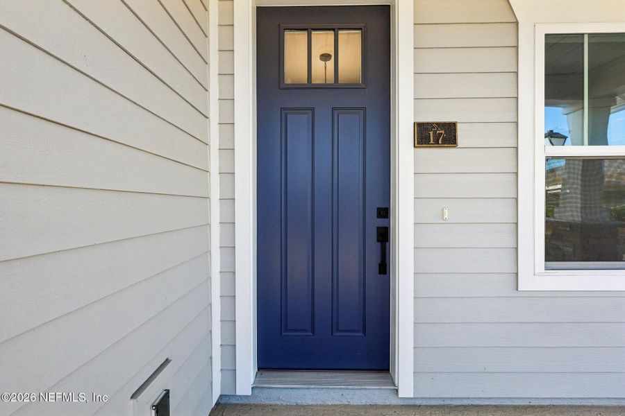 Exterior details and patio area of a home in Brookside at Shearwater, St. Augustine (Image 31).