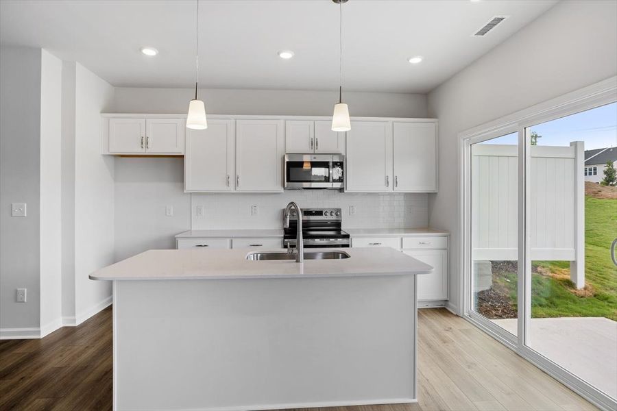 Furnished interior view inside a new home in Sweetbrier, Durham (Image 8).