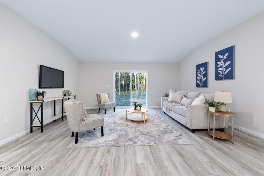 Furnished interior view inside a new home in , Jacksonville (Image 30).