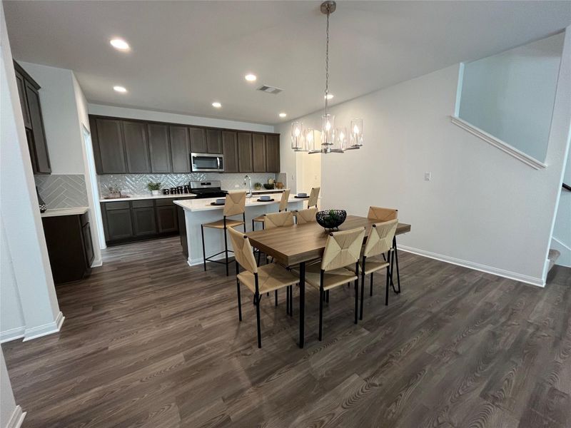Furnished interior view inside a new home in Wellspring, Round Rock (Image 4).