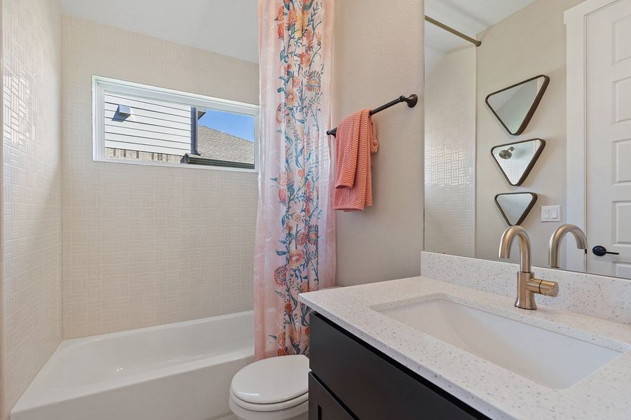 Furnished interior view inside a new home in Park Collection at Lariat, Liberty Hill (Image 34). Furnished interior view inside a new home in Park Collection at Lariat, Liberty Hill (Image 34).