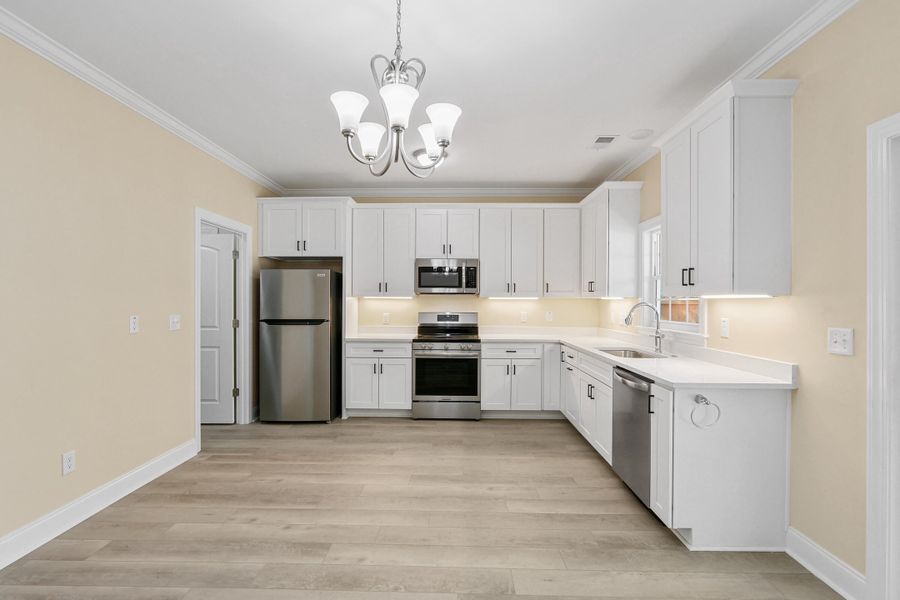 Furnished interior view inside a new home in , Johns Island (Image 5). Furnished interior view inside a new home in , Johns Island (Image 5).