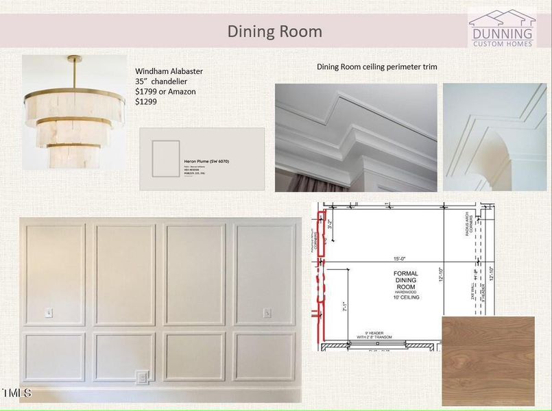 7 - Dining room mood board