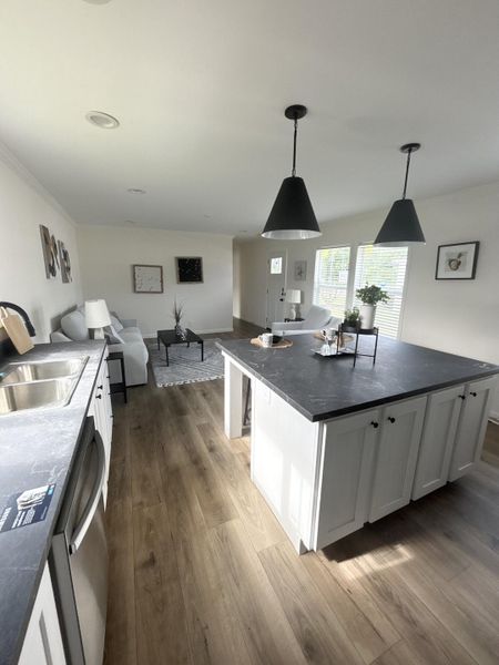 Furnished interior view inside a new home in , Round O (Image 4).