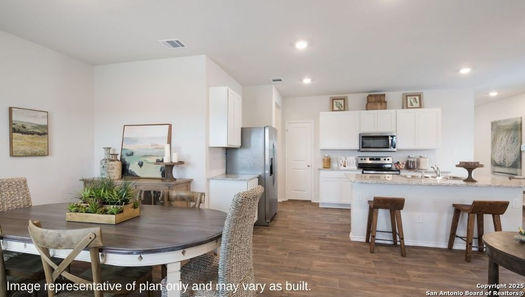 Furnished interior view inside a new home in Langdon, San Antonio (Image 34).