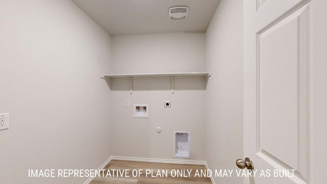 Spacious, unfurnished interior of a new home in Wilkins Valley, Brenham (Image 18). Spacious, unfurnished interior of a new home in Wilkins Valley, Brenham (Image 18).