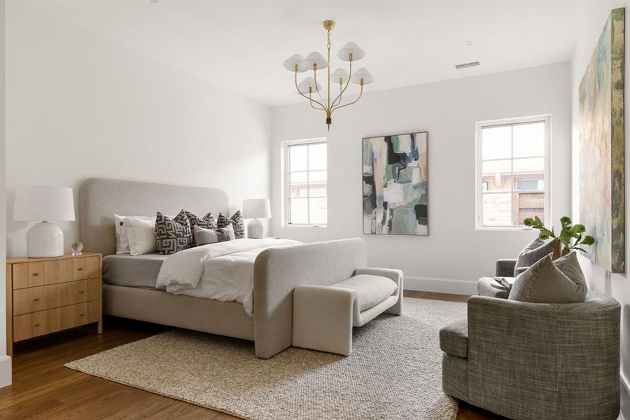 Furnished interior view inside a new home in , Dallas (Image 36). Furnished interior view inside a new home in , Dallas (Image 36).