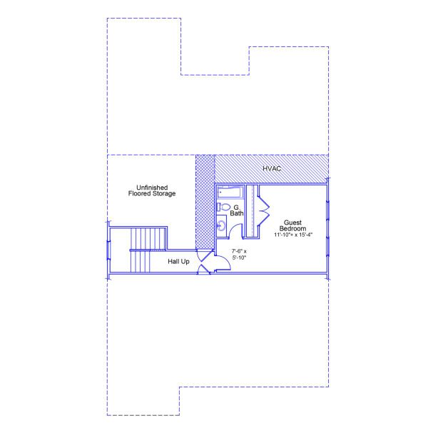 2D floor plan layout of this home in Burke Estates, Chesnee, SC (Image 3).