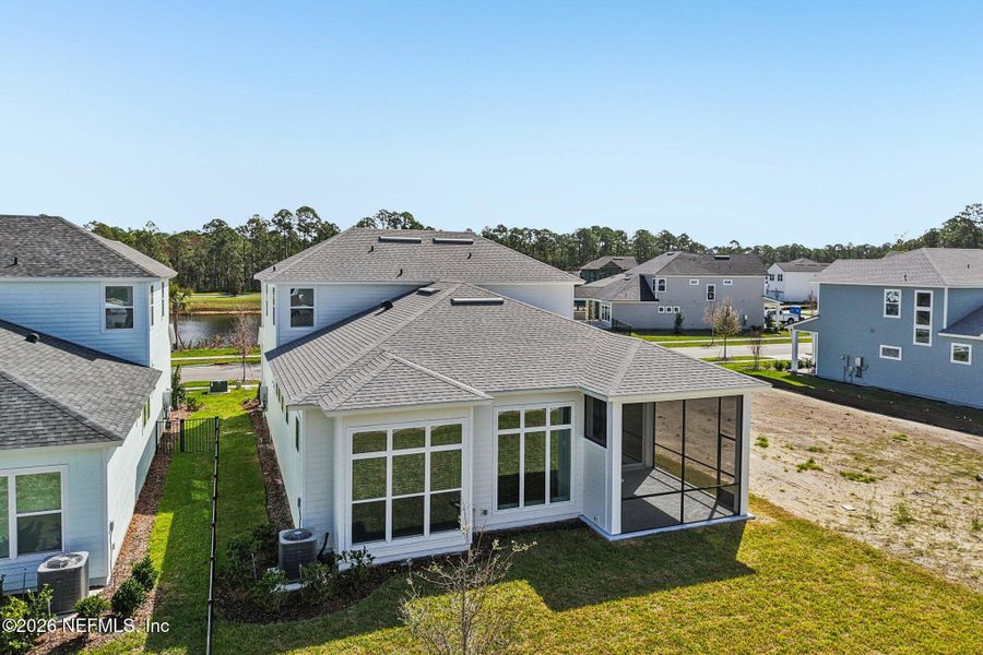 Exterior details and patio area of a home in Nocatee, Ponte Vedra (Image 38).