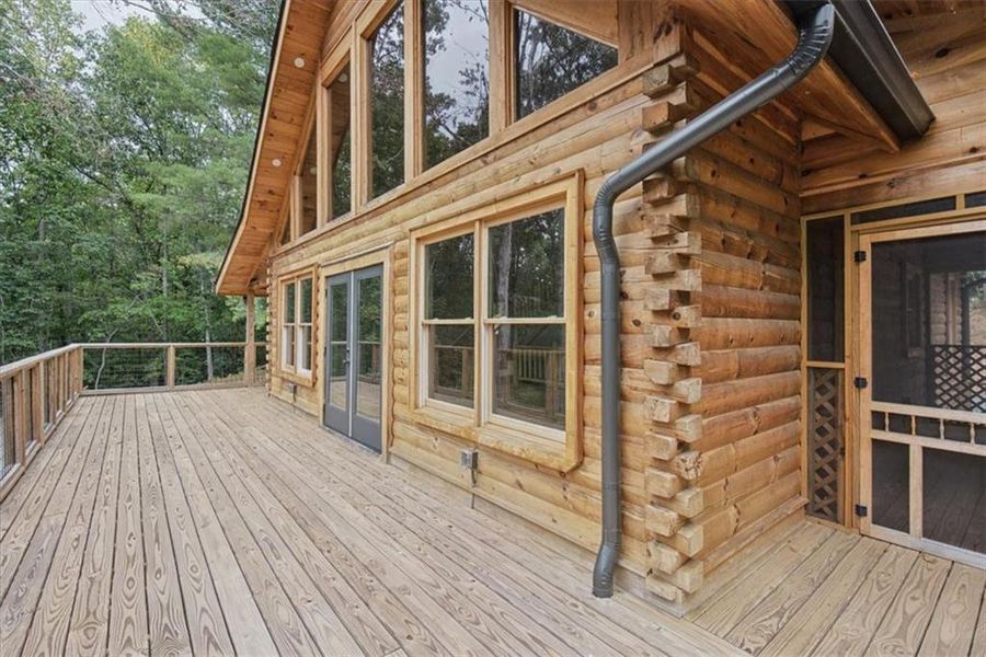 Exterior details and patio area of a home in , Ball Ground (Image 29).