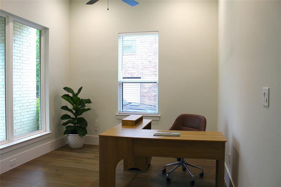 Furnished interior view inside a new home in , Heath (Image 22).