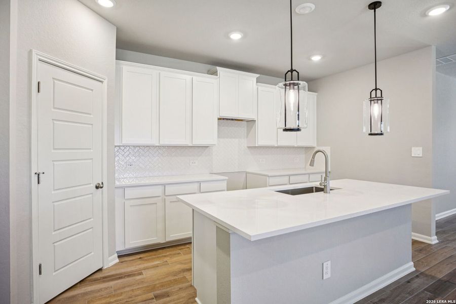 Furnished interior view inside a new home in Kallison Ranch, San Antonio (Image 10).