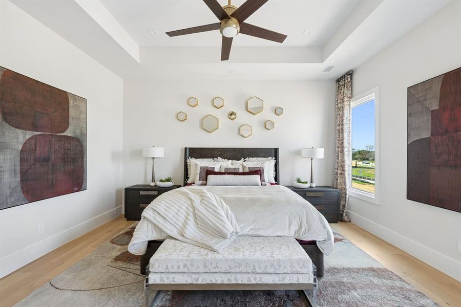 Furnished interior view inside a new home in , Southlake (Image 32).