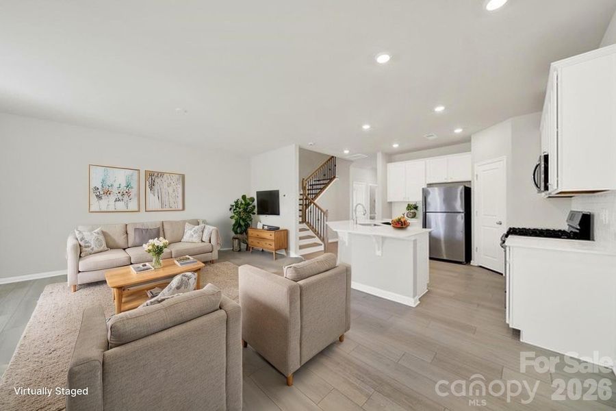 Furnished interior view inside a new home in , Fort Mill (Image 8). Furnished interior view inside a new home in , Fort Mill (Image 8).