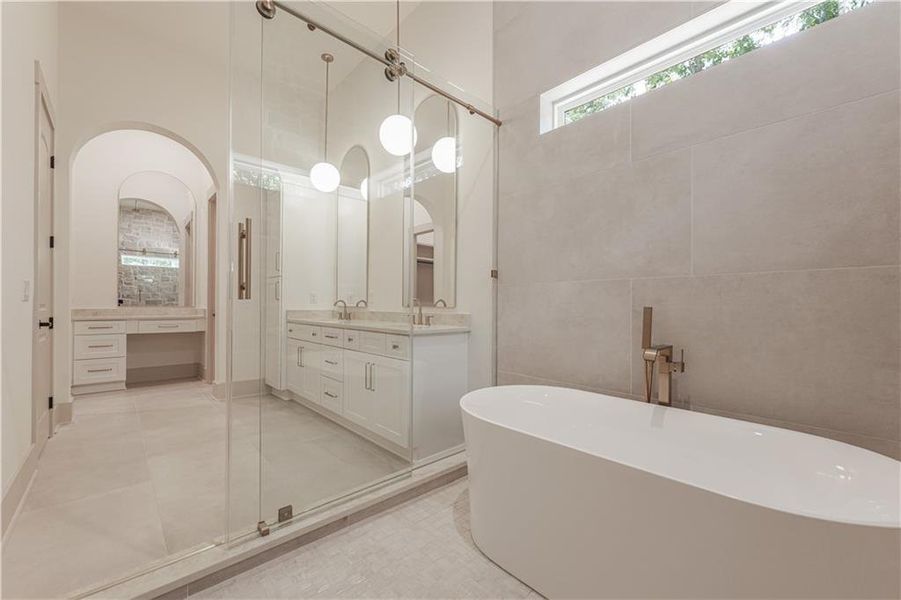 Furnished interior view inside a new home in , Commerce (Image 14).