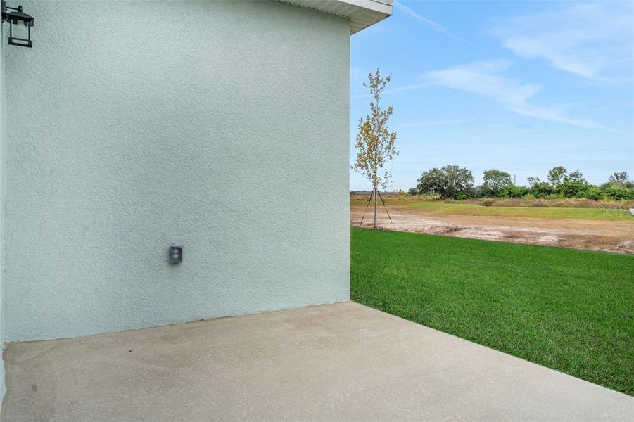 Exterior details and patio area of a home in Annabelle Estates, Winter Haven (Image 17). Exterior details and patio area of a home in Annabelle Estates, Winter Haven (Image 17).