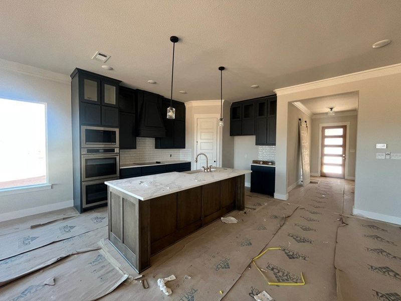 In-progress construction of a new home in Eagle Ridge Estates, Weatherford, TX (Image 11).